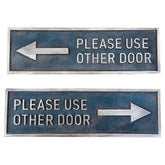 Please use other Door Sign - Directional plaques